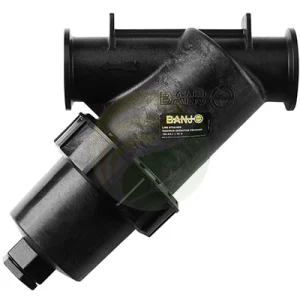 Banjo 2" Full Port Poly Manifold Y Strainer w/ Stainless Steel Screen (50 Mesh)