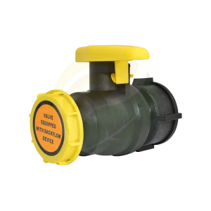Mauser Collar Thread IBC Valve with Check Valve